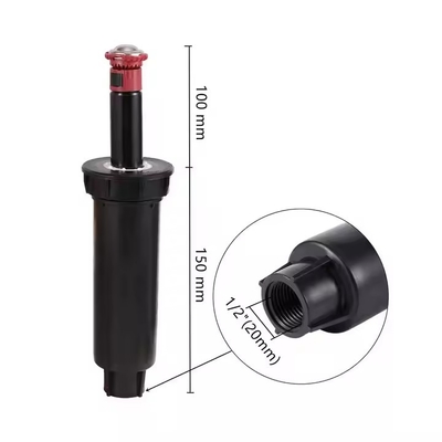 30 ~ 55 Psi (2.1 ~ 3.8 Bar) 팝업 스프링클러 고성능 회전 노즐